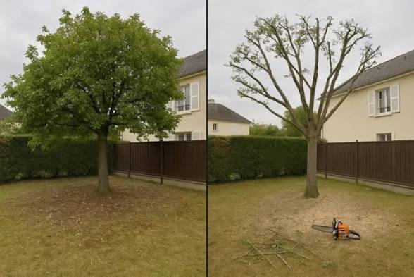 avant / Après elagage
